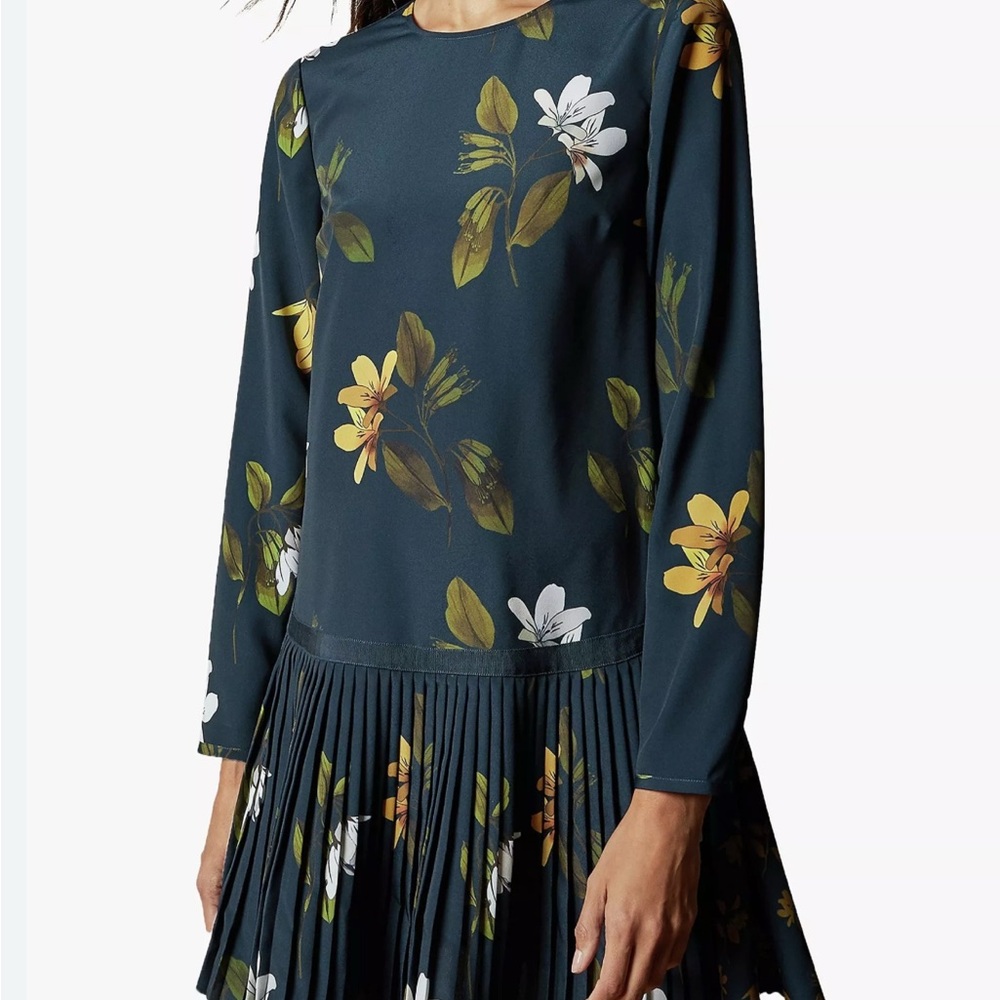 Ted Baker Floral Long Sleeve Dress